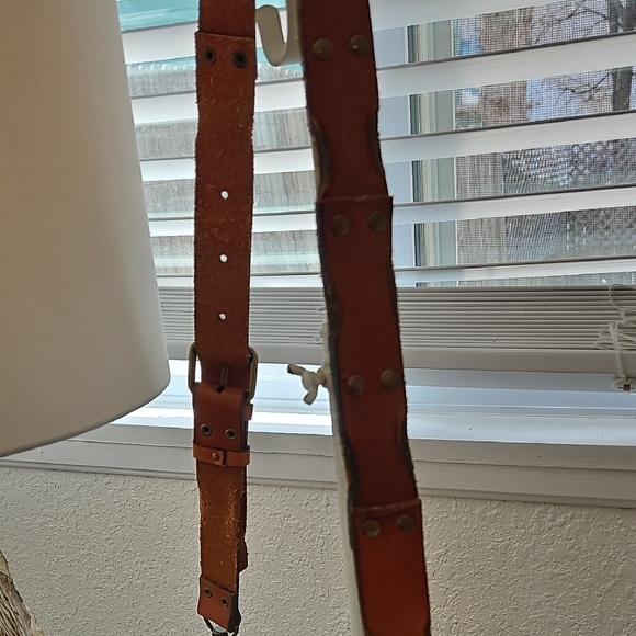 Patricia Nash Studded Tan Leather Shoulder Bag - Picture 5 of 10